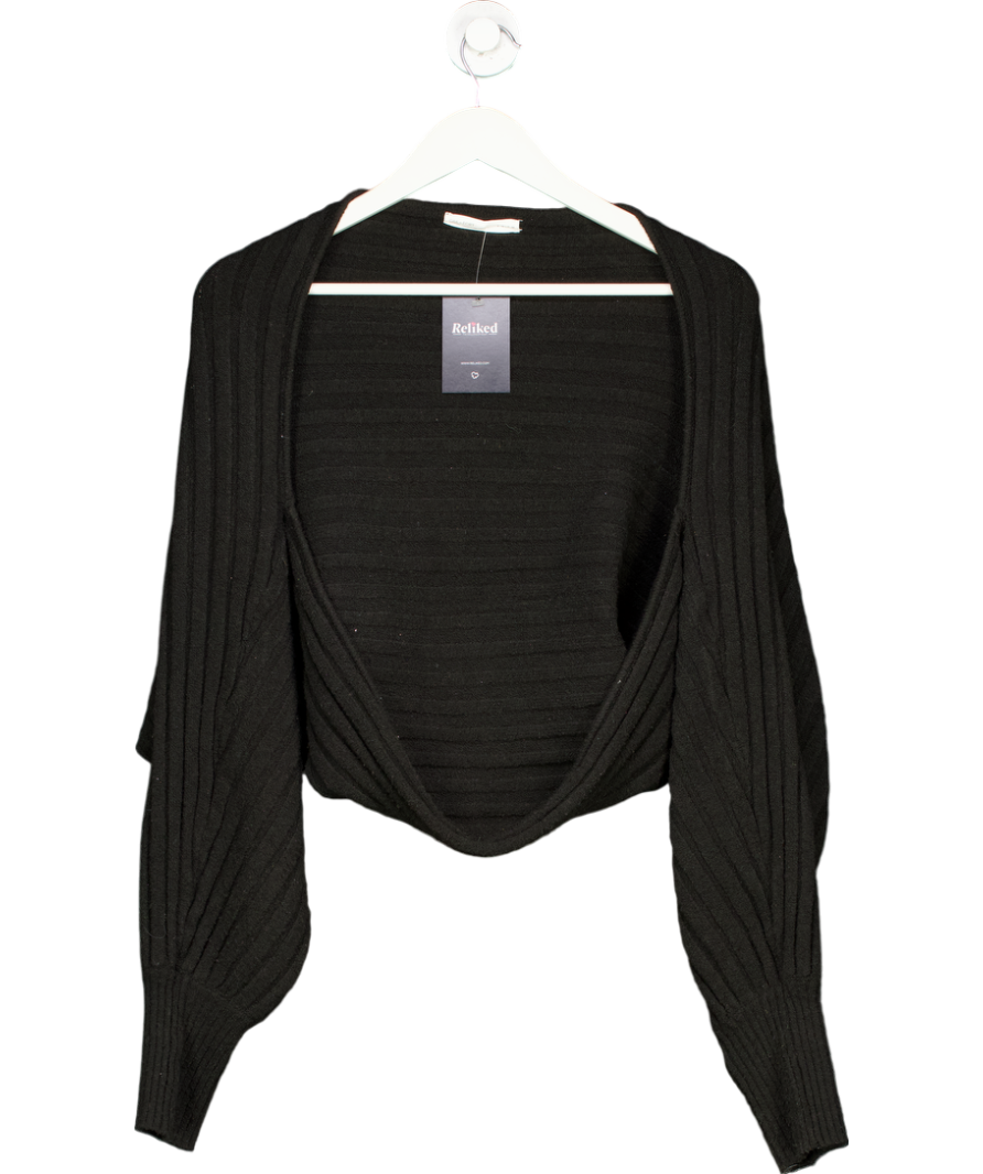 Oak & Fort Black Knit Bolero UK S/M