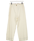 Louise Misha Cream Abuela Cotton And Linen Trousers UK 12
