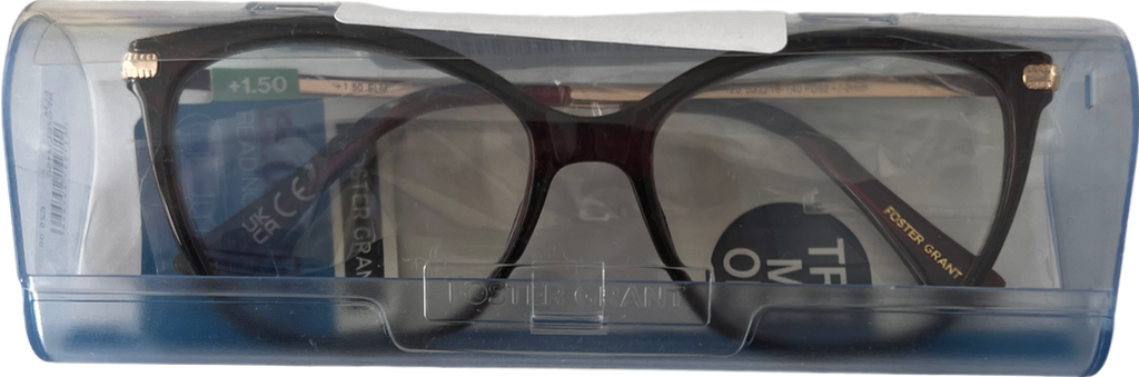 foster grant Elm Lenses Red Reading glasses +1.5