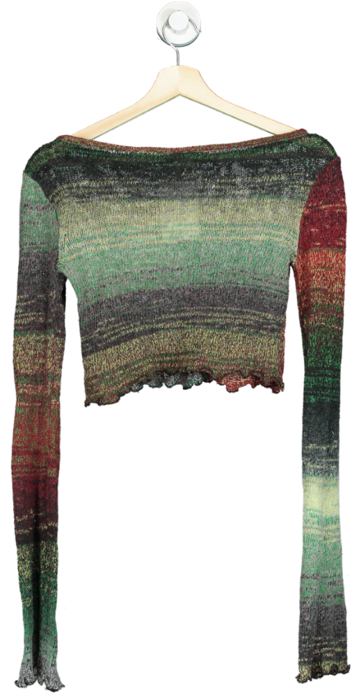Urban Outfitters Multicolour Knitted Cropped Jumper UK S