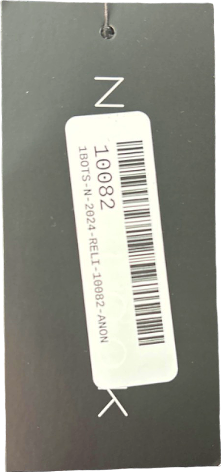 New Look Black/White Boucle Check Mini Skirt UK 12