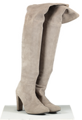 Stuart Weitzman Grey Highland Over-the-knee Suede Boots UK 4 EU 37 👠