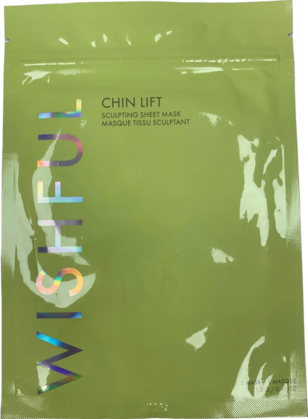 Wishful by HUDA Beauty Chin Lift Sculpting Sheet Face Mask  15.5 g