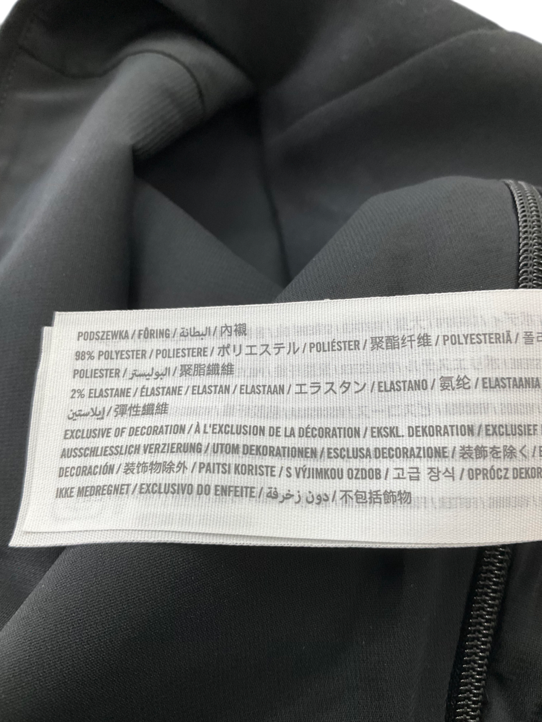 Abercrombie & Fitch Black Scarlett Mini Skort UK XL