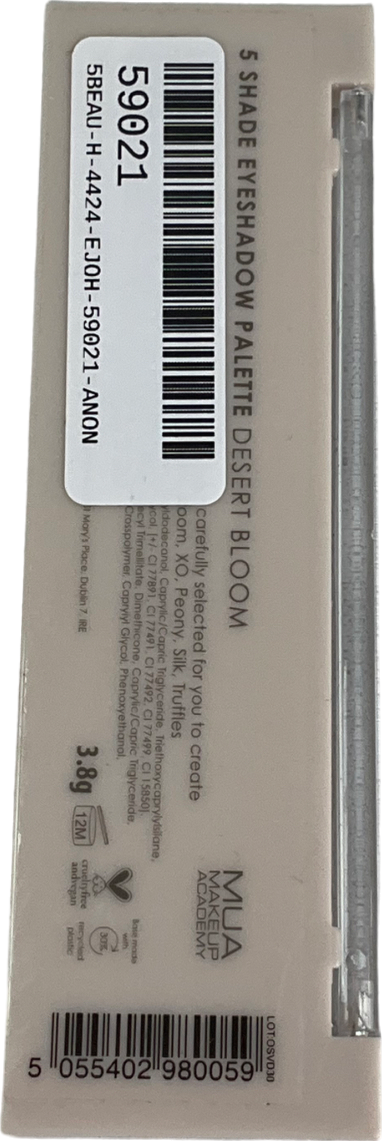 mua 5 Shade Eyeshadow Palette Desert Bloom 3.8g