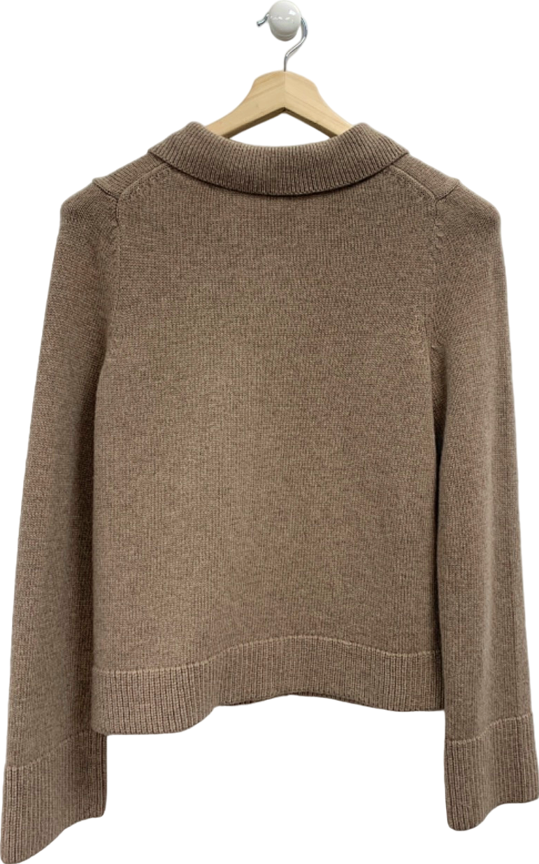 Boden Beige Wool Blend Cardigan UK S