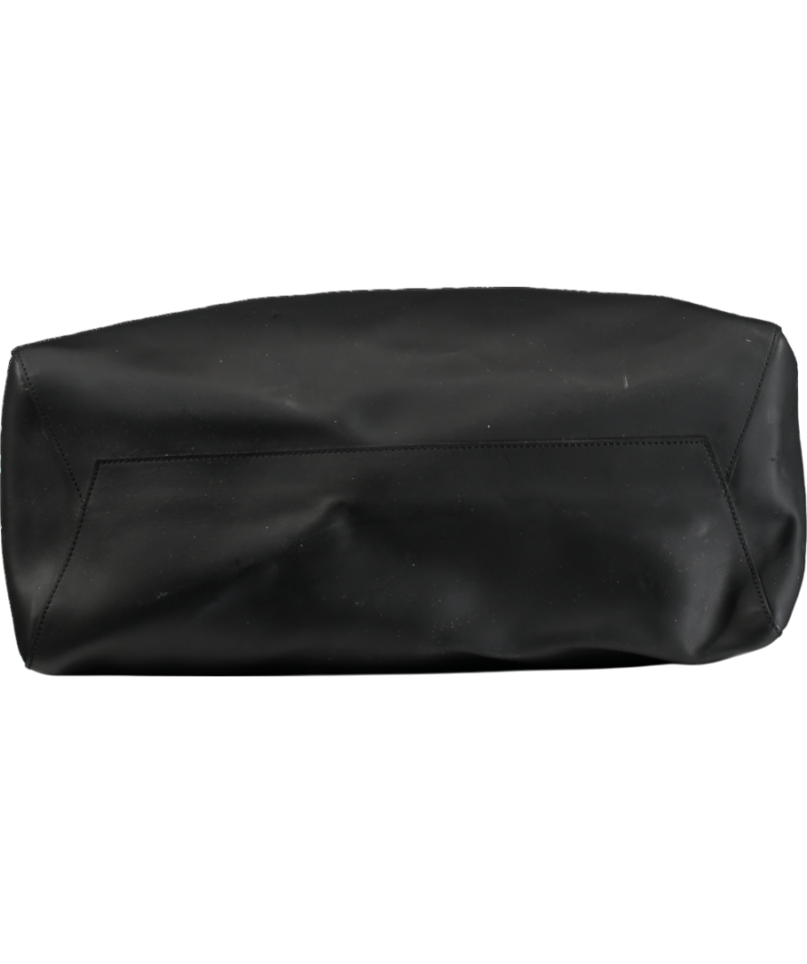 Joseph White / Black Large Leather tote Bag