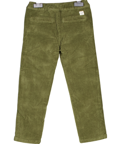 MANGO Green Lined Corduroy Trousers 4 Years