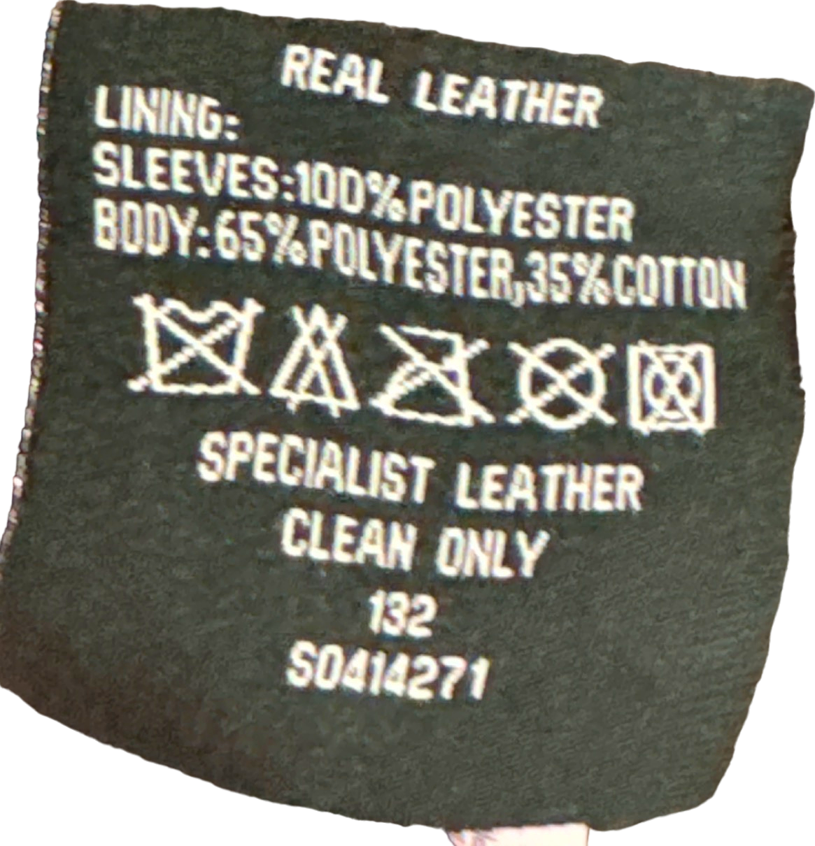 Balmain Bitter Chocolate Real Leather Jacket UK XL