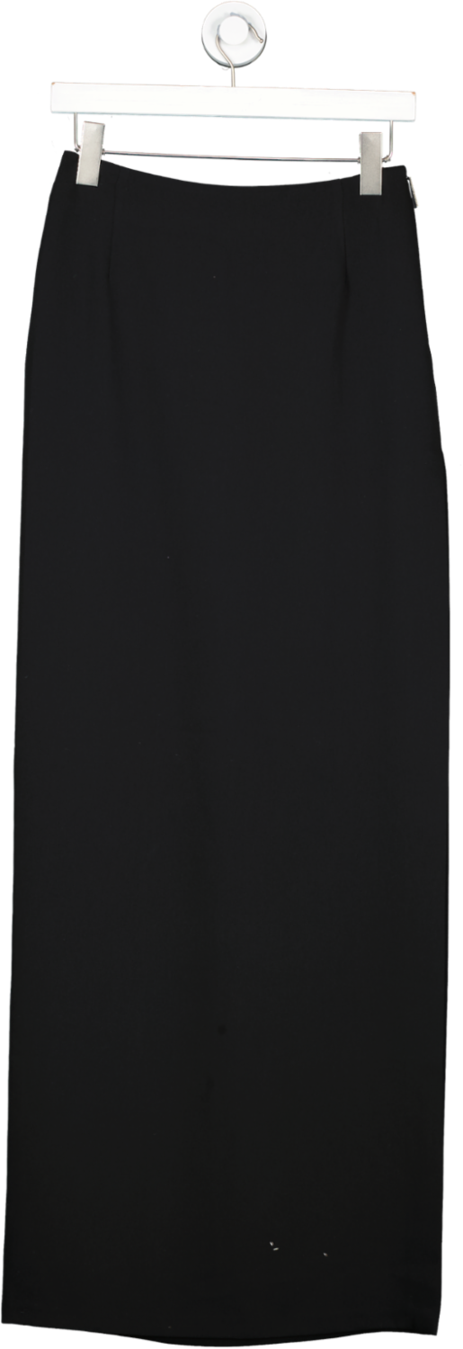 Nue Studio Black Maxi Skirt With Dimante Zip UK 10