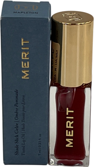merit Shade Slick Tinted Lip Oil Mapleton 7ml