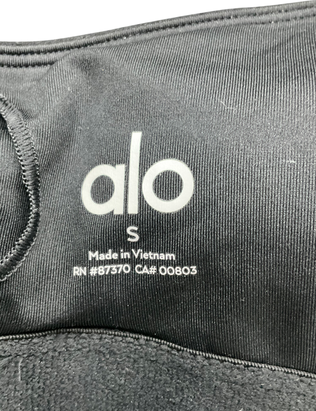 alo yoga Black All Night Tank UK XS