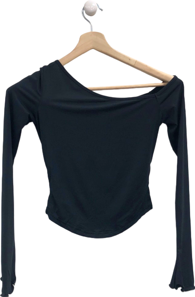 White Fox Black Off-The-Shoulder Top UK XS