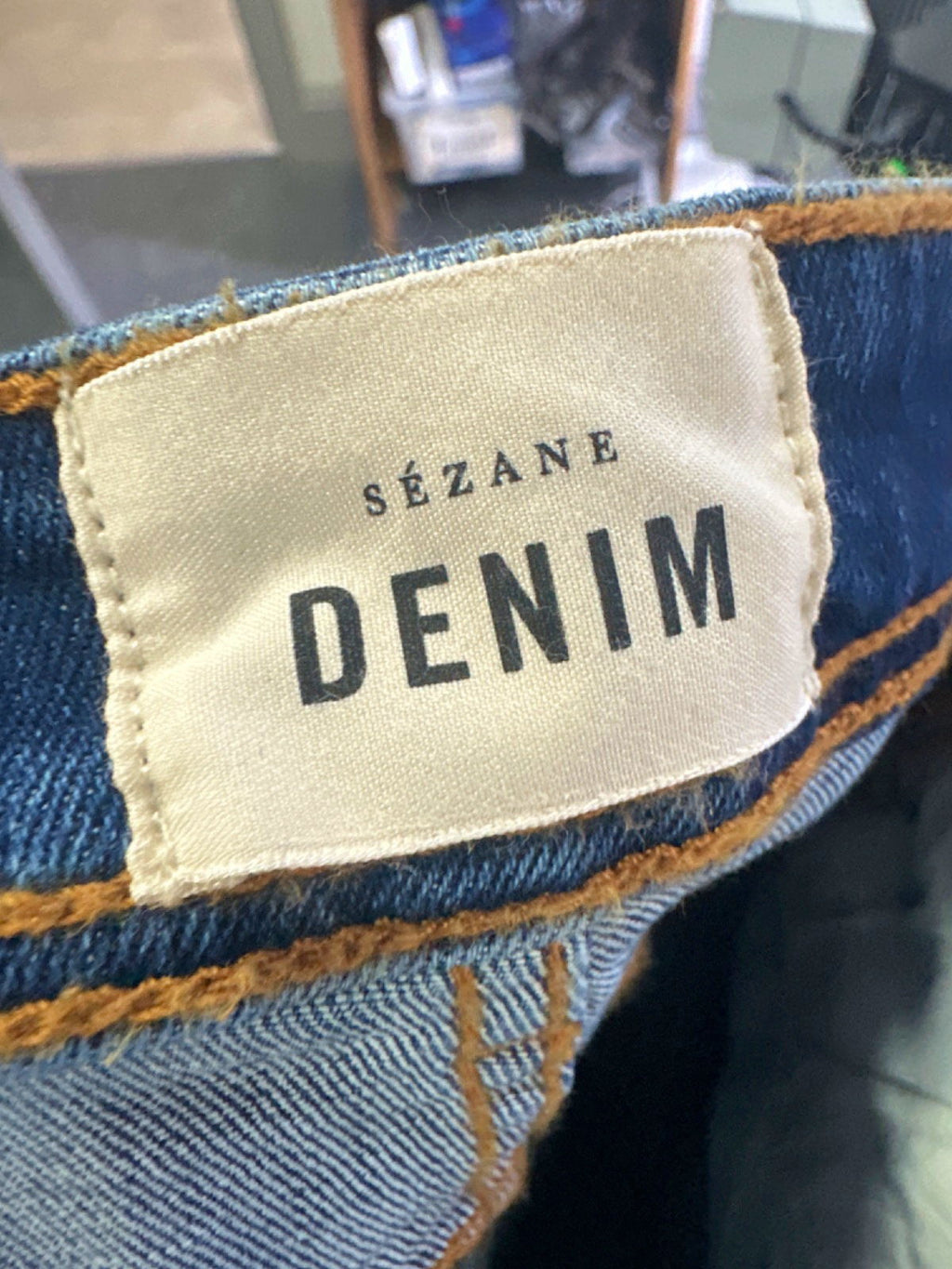 Sézane Blue Denim Skinny Jeans UK W26