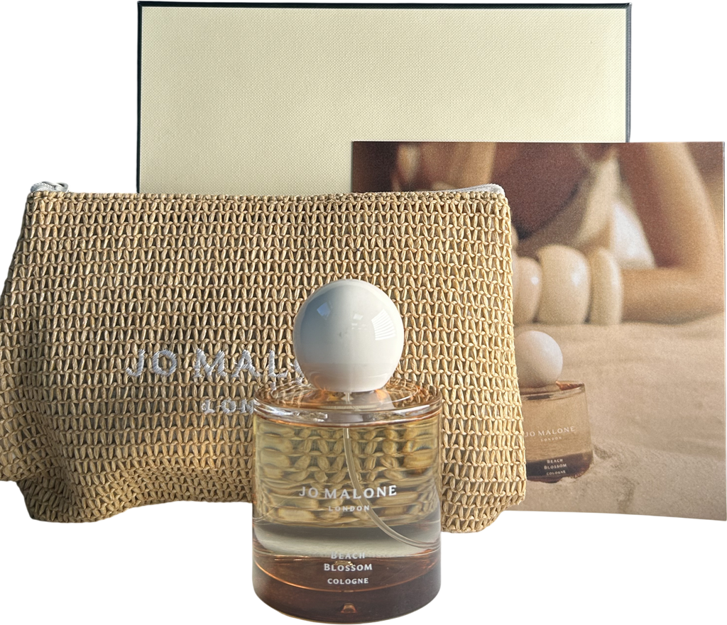 Jo Malone London Beach Blossom Cologne & Raffia Clutch Bag 100ml