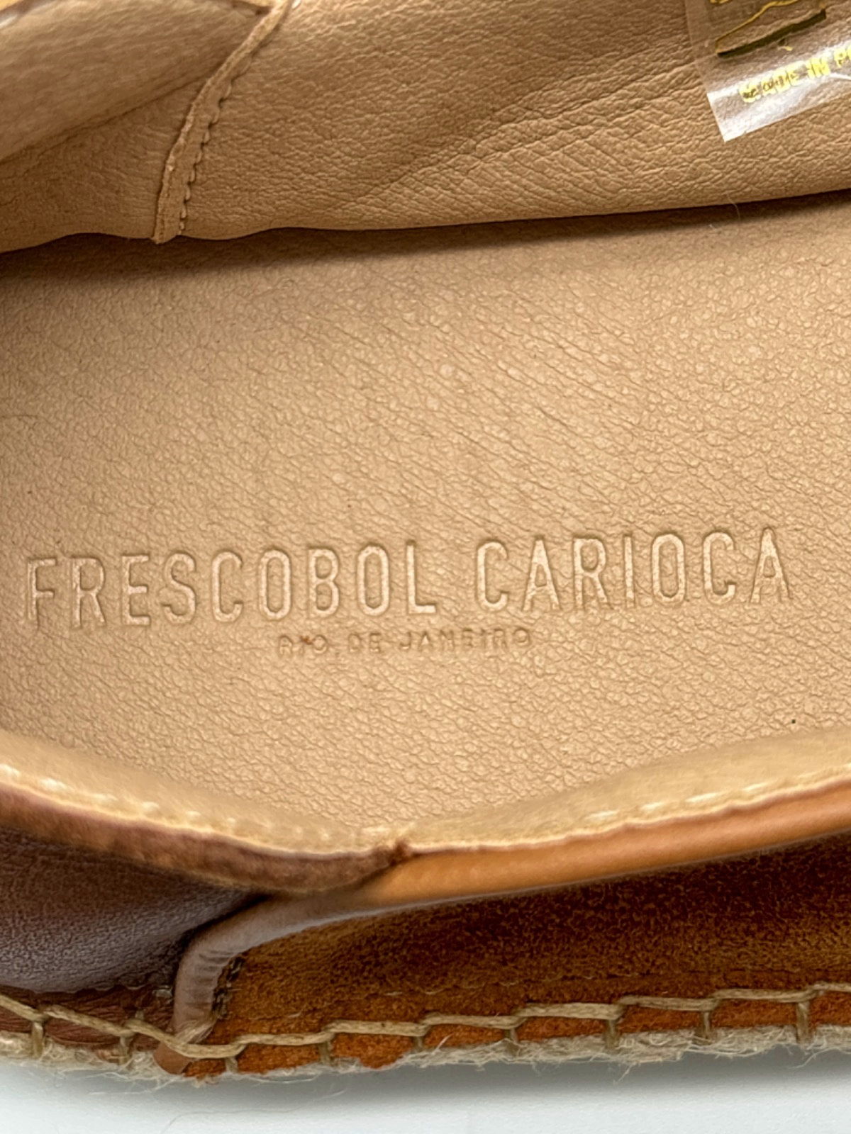 Frescobol Carioca Brown Suede Espadrilles UK 9.5