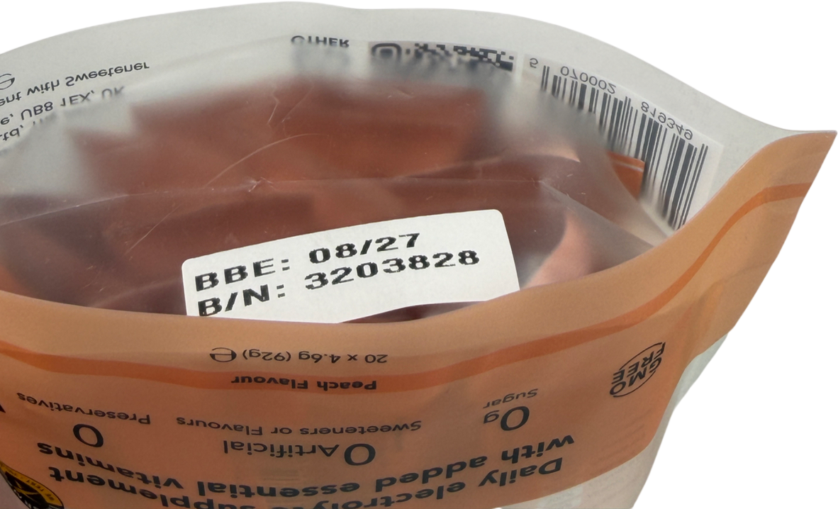 Proof Electrolyte Supplement Peach 20x4.6g