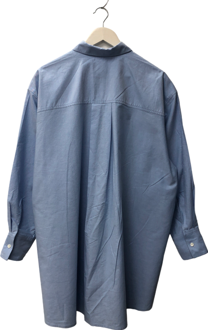 Arket Blue Relaxed Oxford Shirt UK 8