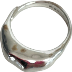 pilgrim Metallic Daisy Ring Silver-plated - Size O