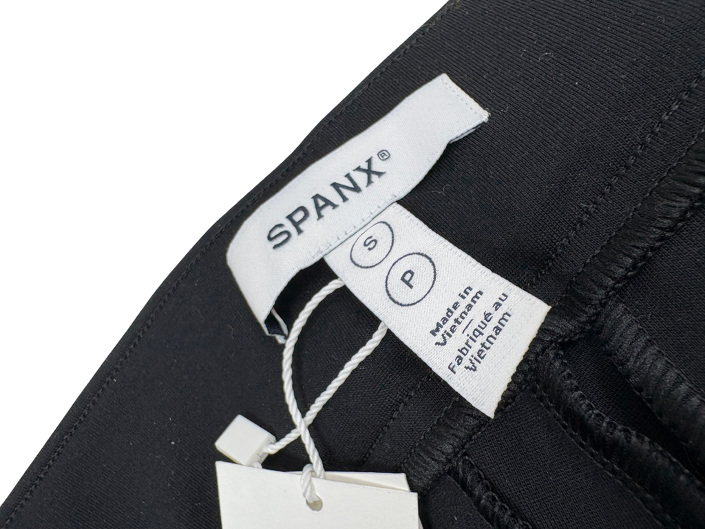 Spanx Black The Perfect Slim Straight Trousers UK S