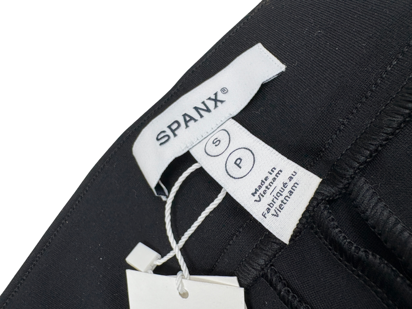 Spanx Black The Perfect Slim Straight Trousers UK S
