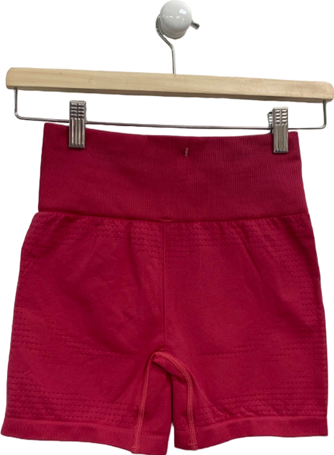 Gymshark Red Seamless High-Waisted Shorts XS