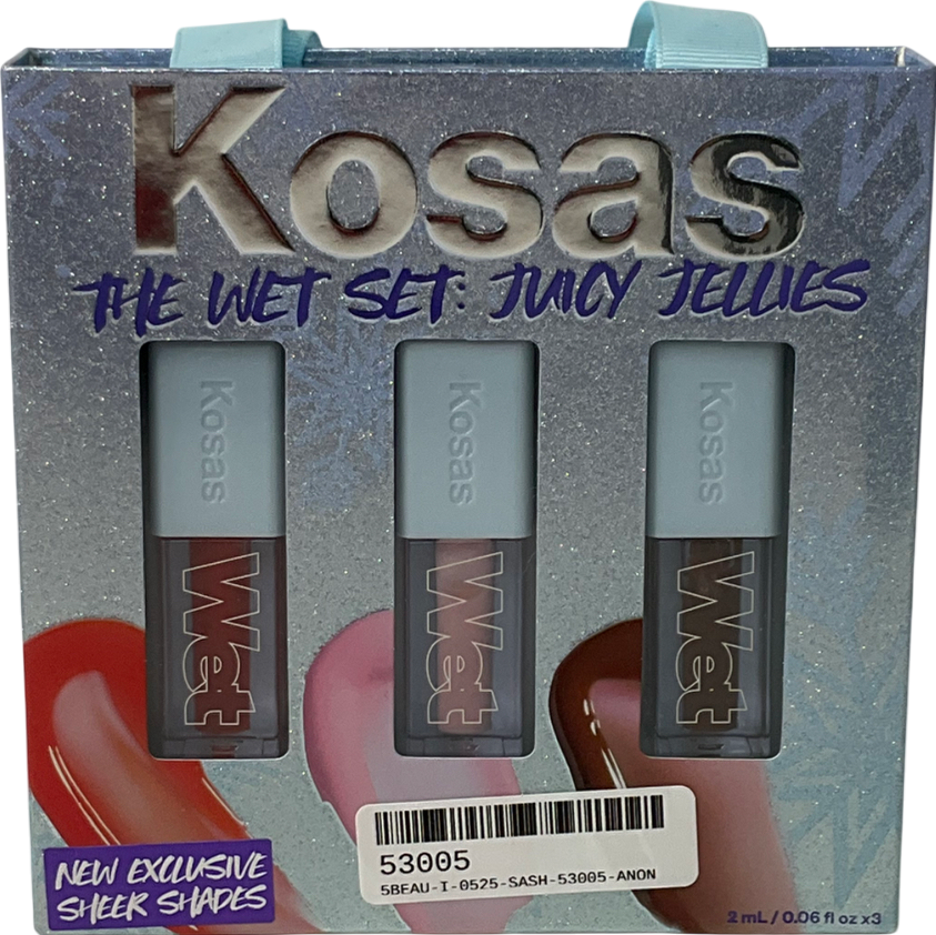 Kosas Holiday Wet Lip Jellies Trio Gloss 2mlx3