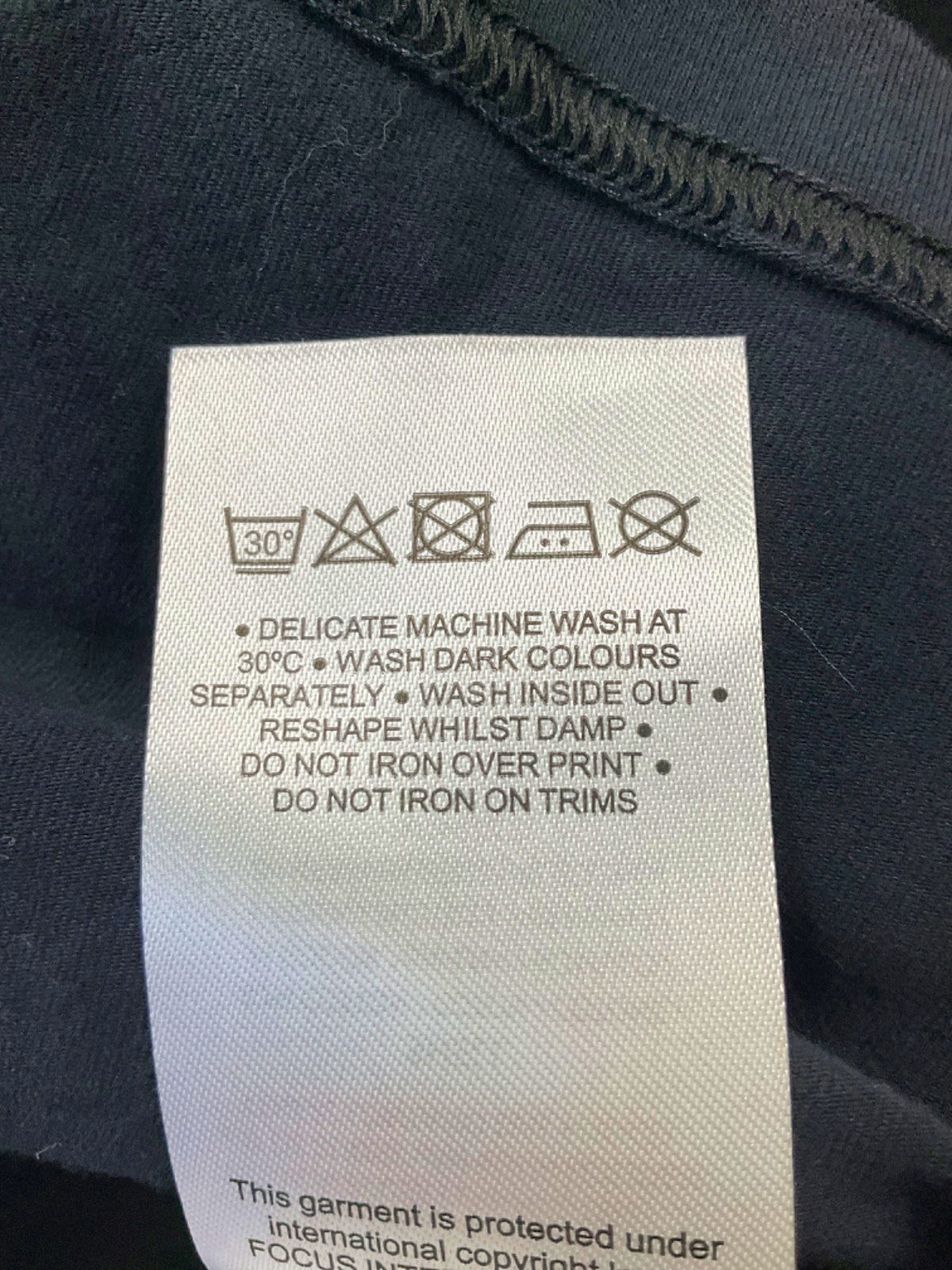 Ellesse Black Latus Crop Top UK 14