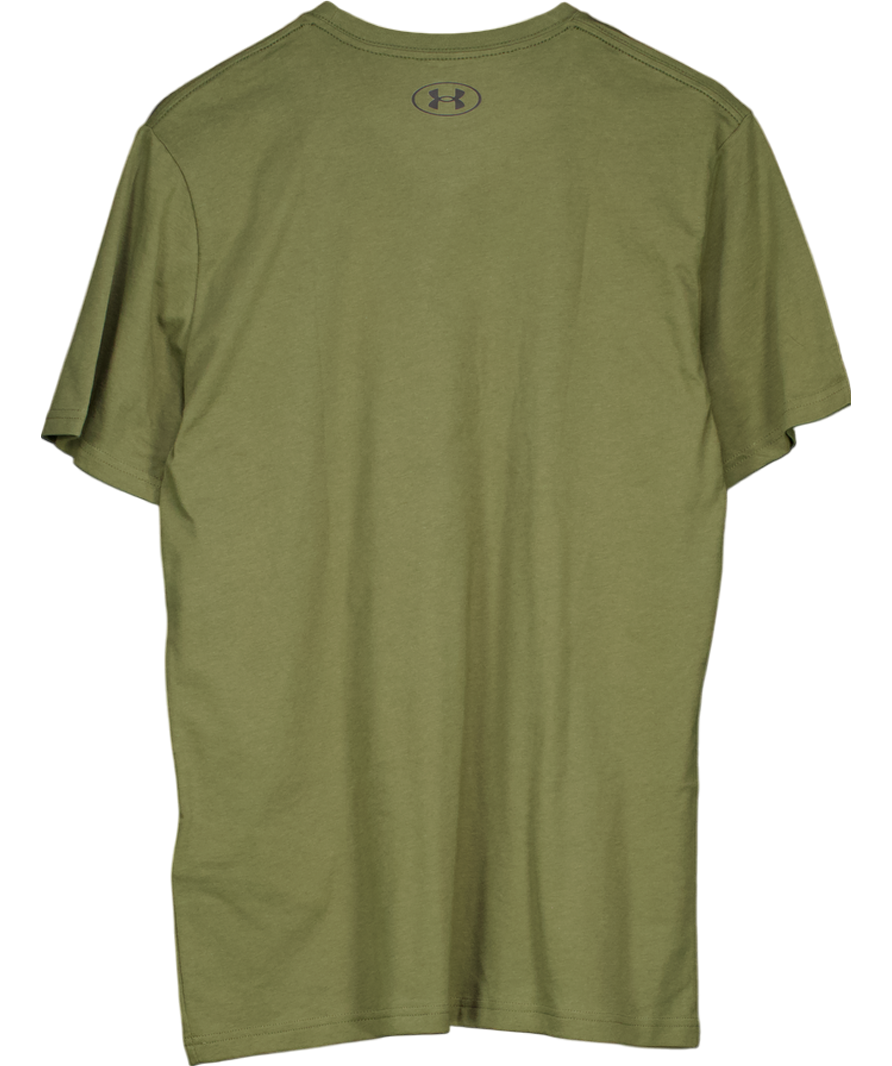 Under Armour Green Left Chest Logo Short Sleeve T-shirt UK M