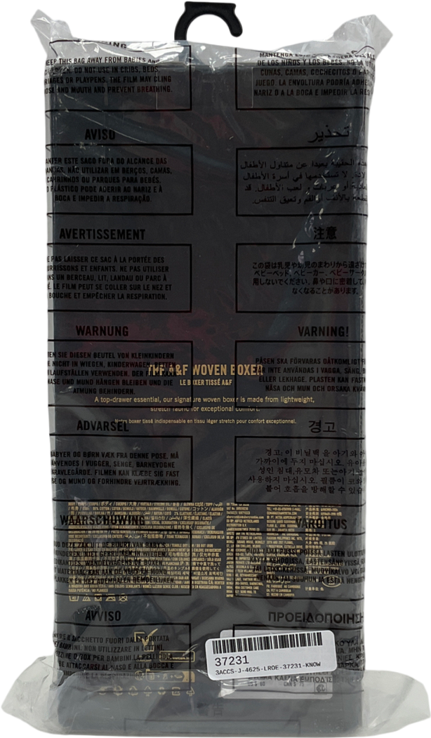 Abercrombie & Fitch Multicoloured 5-pack Woven Logo Boxers UK S