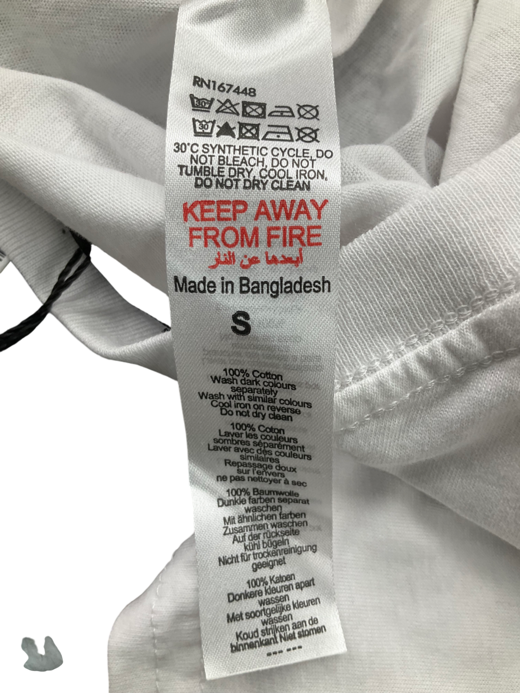 PrettyLittleThing White Lobster Graphic Detail Oversized T Shirt UK S