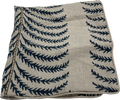 oka Areca Cushion Cover - Air Force Blue