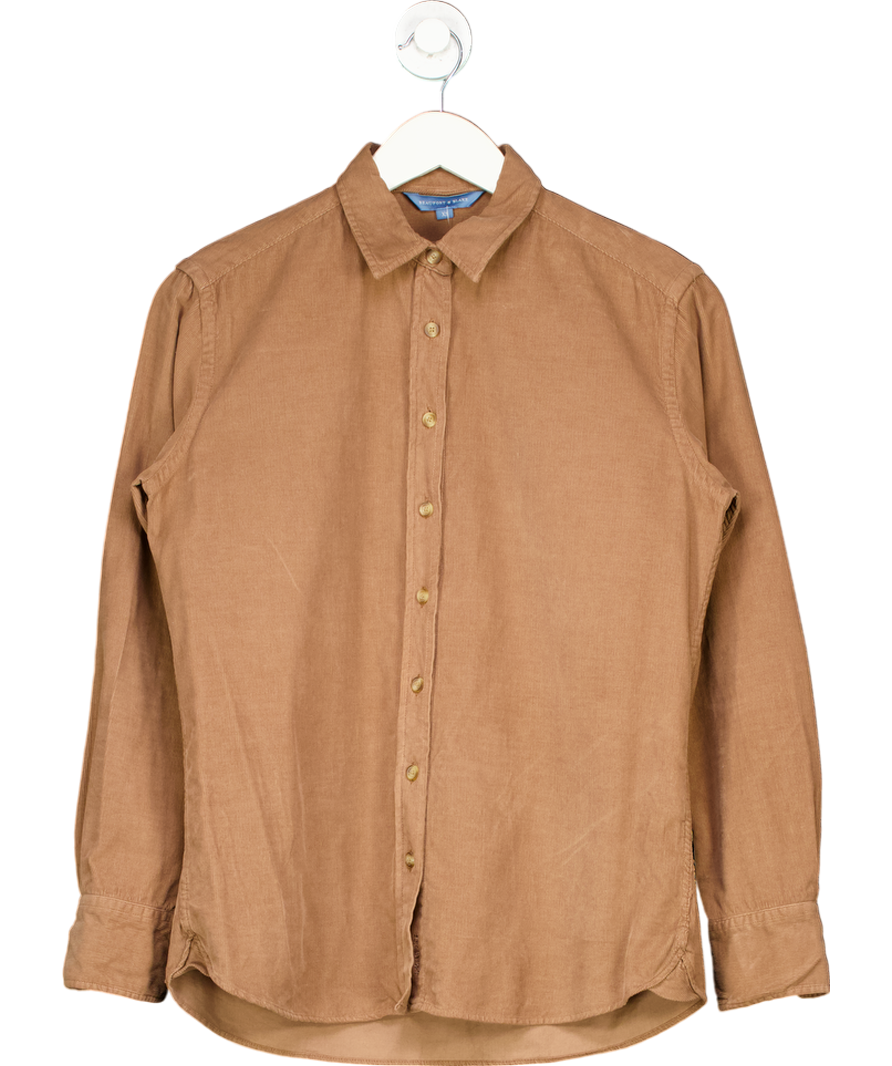 Beaufort & Blake Brown Corduroy Shirt UK XS