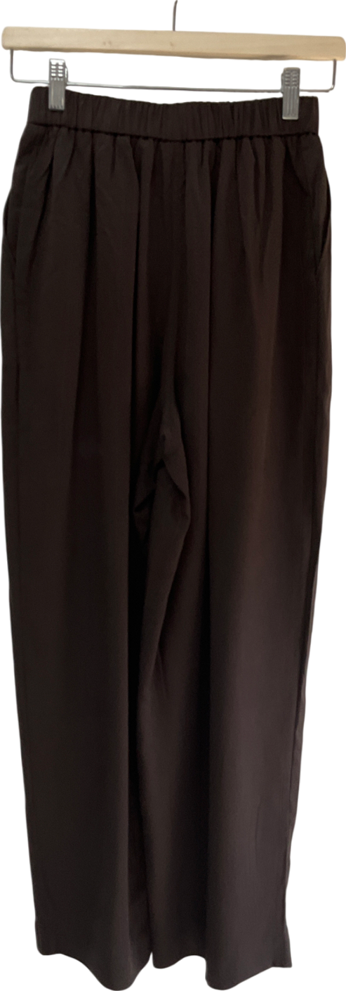 ASOS Brown High Waisted Trousers UK 6