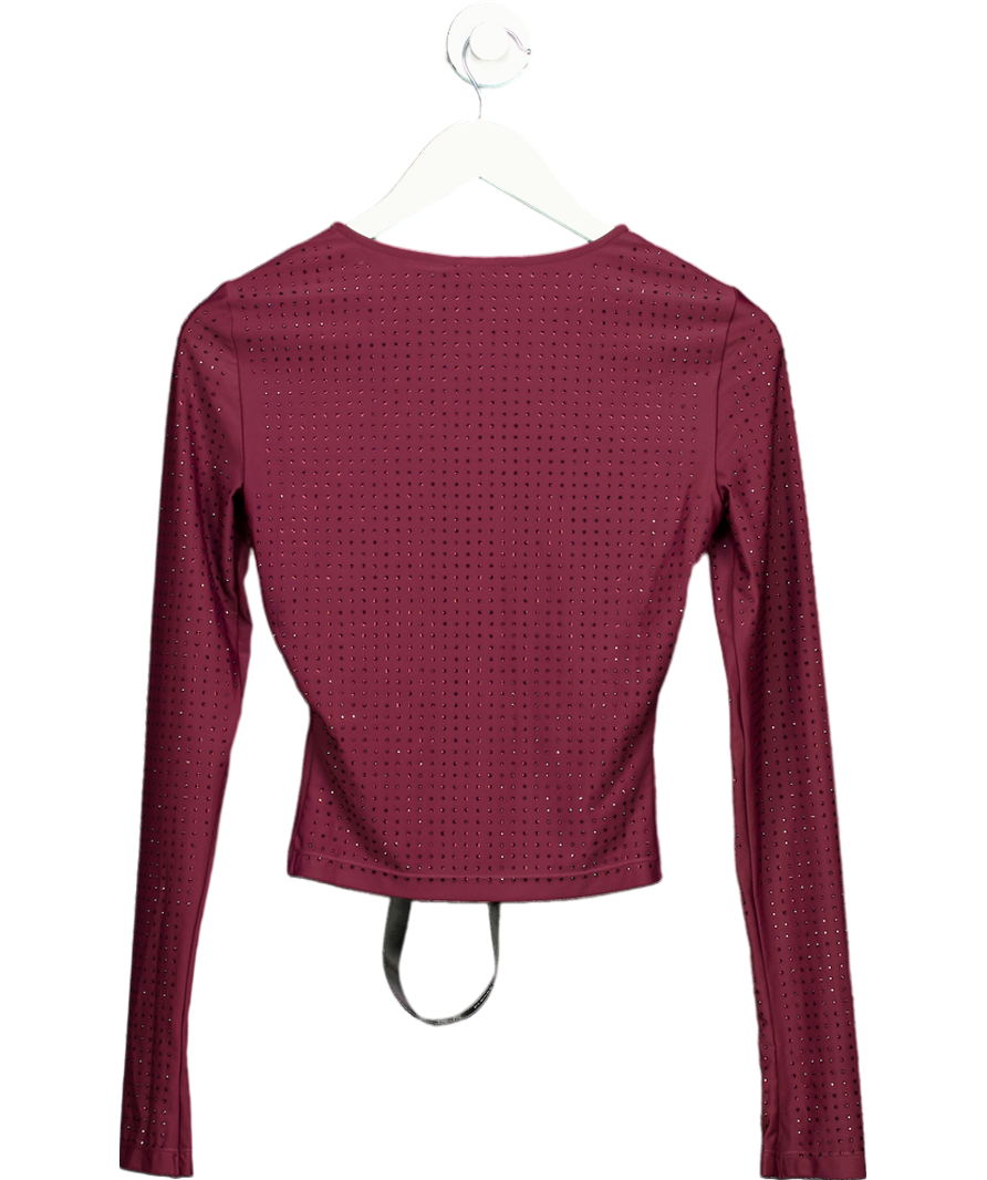 SLA the label Purple Saaffi Diamante Top UK XS