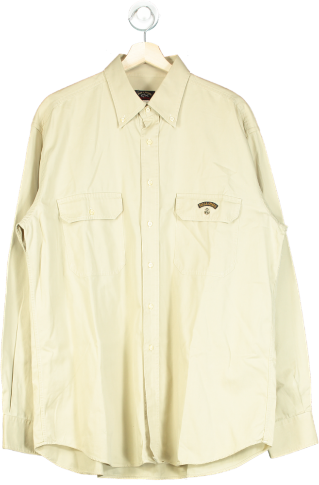 Paul & Shark Beige Yachting Shirt UK XXL