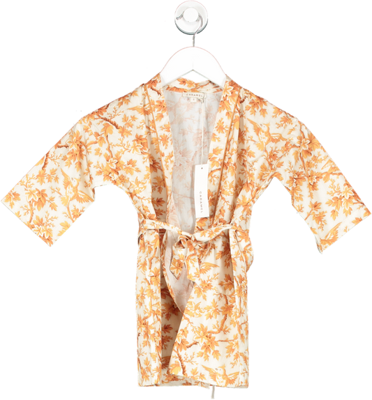 Caramel baby & child Orange Tree Top Print Night Robe UK S
