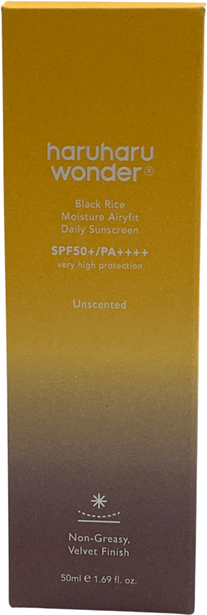 haruharu wonder Wonder Black Rice Moisture Airyfit Daily Sunscreen Spf50+/pa++++ 50ml