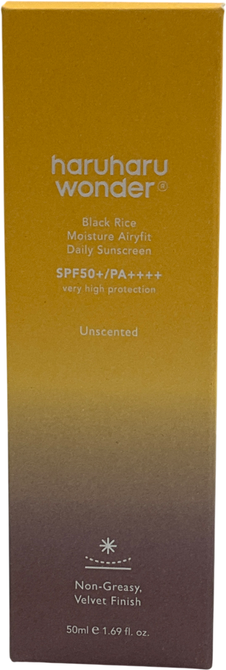 haruharu wonder Wonder Black Rice Moisture Airyfit Daily Sunscreen Spf50+/pa++++ 50ml