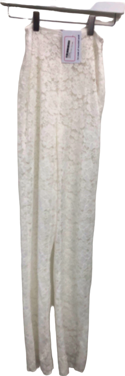 SLA The Label White Lace Trousers UK XS