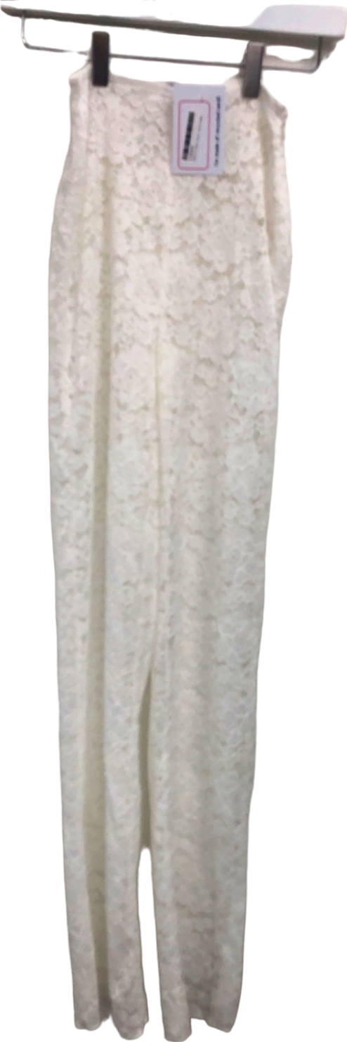 SLA The Label White Lace Trousers UK XS