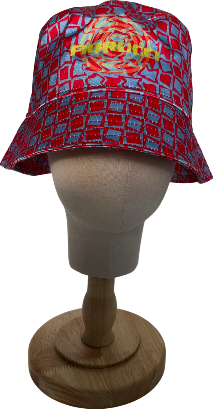 FIORUCCI Red And Purple Bucket Hat No Size