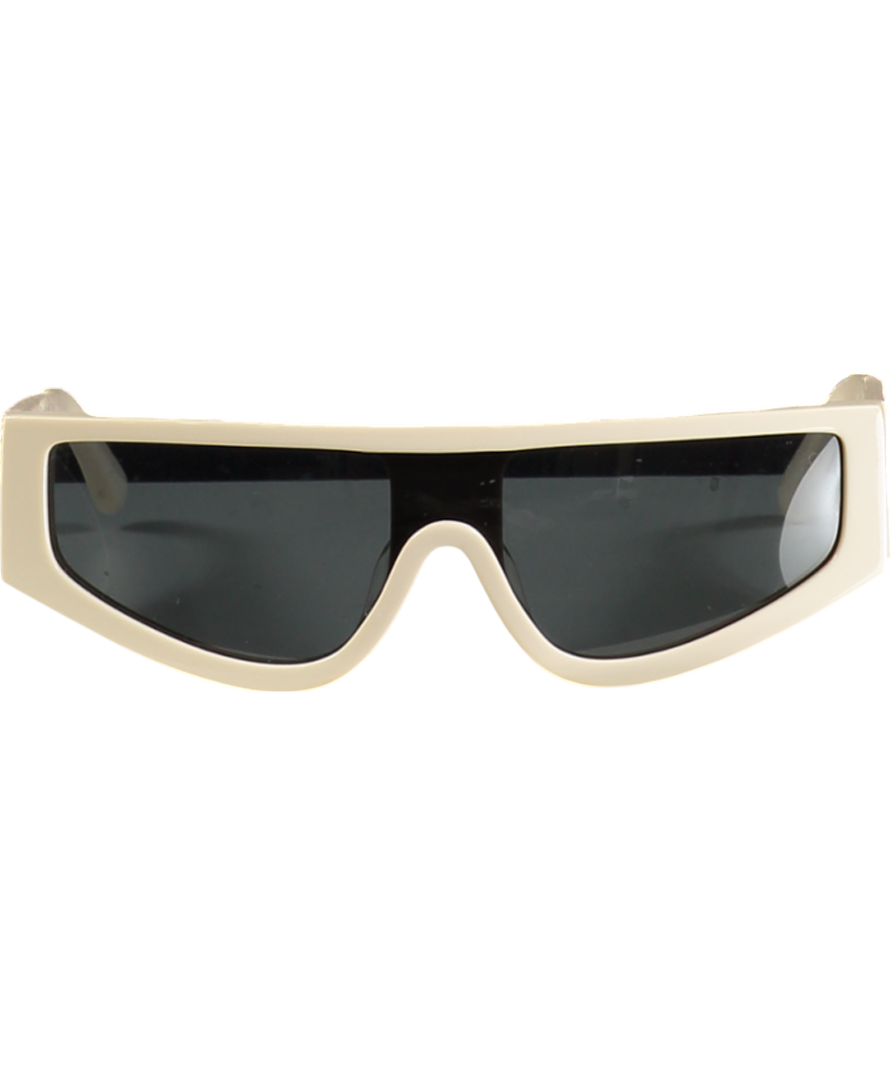 Linda Farrow x Magda Butrym Cream Ltd. Edition Sport Sunglasses