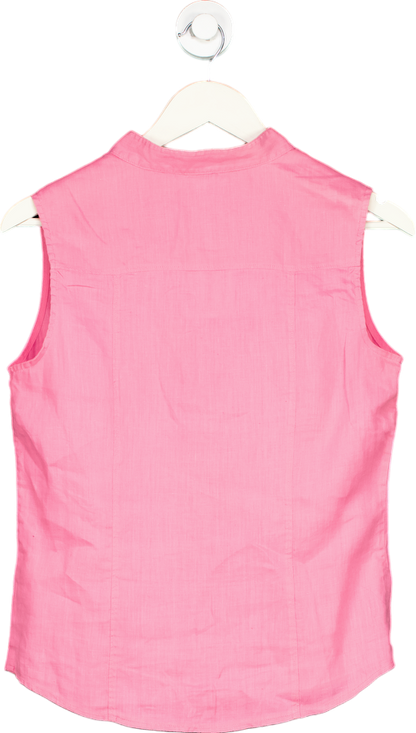 Jaeger Pink Sleeveless Blouse UK 10