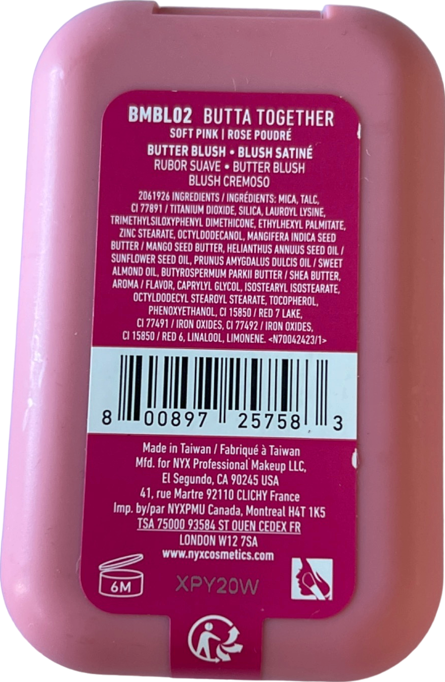 NYX Professional Makeup Buttermelt Blush Soft Pink 5g