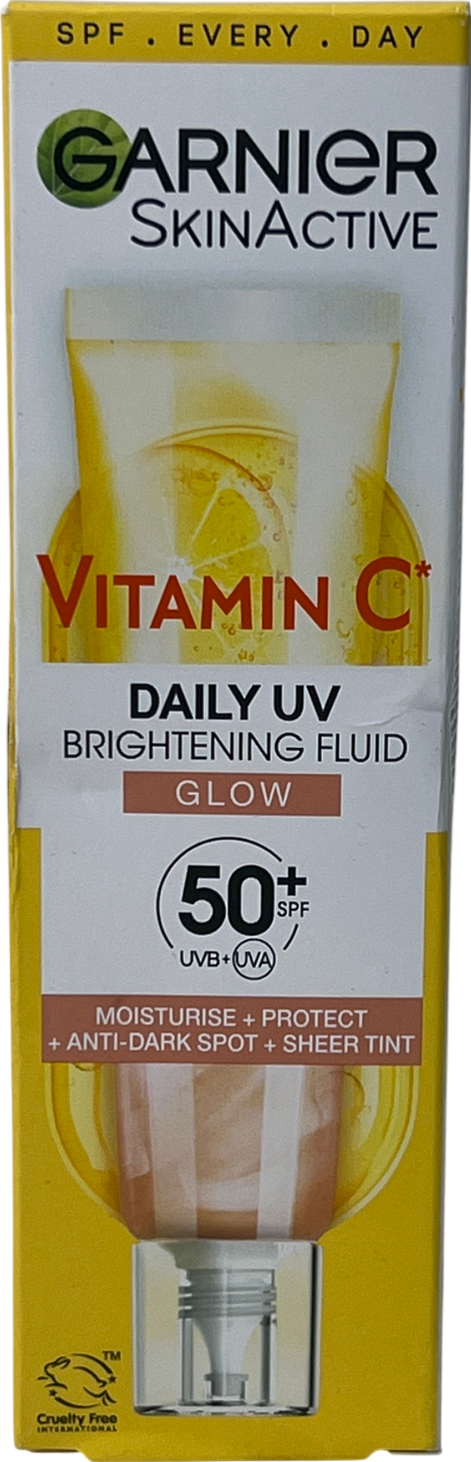 Garnier Vitamin C Daily Uv Brightening Fluid Glow Spf 50+ 40ml