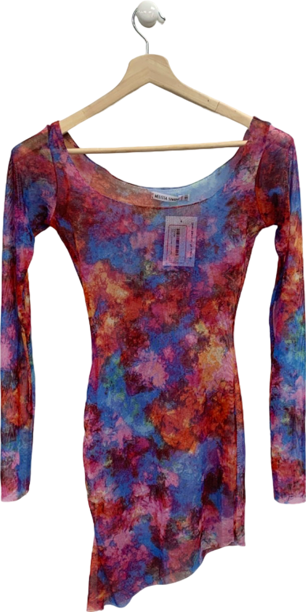 Melissa Simone Multicoloured Long Sleeve Mini Dress UK S