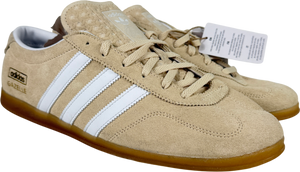 ADIDAS Cream Gazelle Indoor Suede Trainers UK 10 EU 44