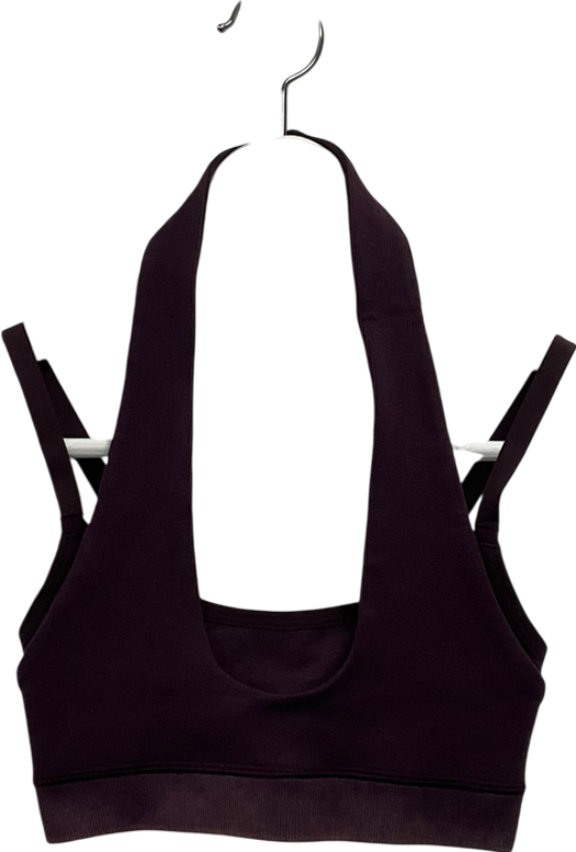 gymshark Purple Halter Neck Sports Bra UK XS