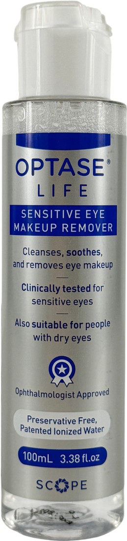 Scope Sensitive Eye Makeup Remover - Gentle Ionized Cleanser - Preservative Free - 100ml